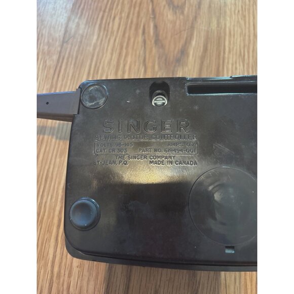Singer Sewing Motor Controller 619494-001 CR 303 Foot Pedal 3 prong attachment - Picture 3 of 4